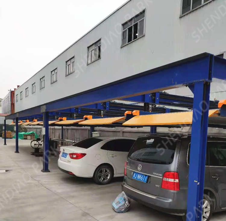 江陰市廠區(qū)機(jī)械車(chē)位案例：兩層簡(jiǎn)易升降式機(jī)械車(chē)位