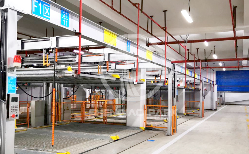 地下雙層升降橫移式立體停車場(chǎng)
